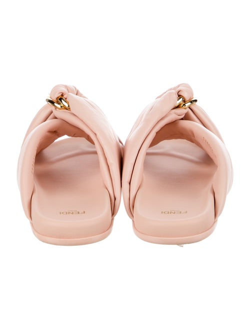 Fendi Leather Slides
