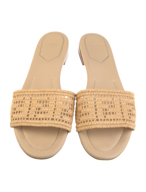 Fendi Leather Slides