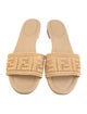 Fendi Leather Slides