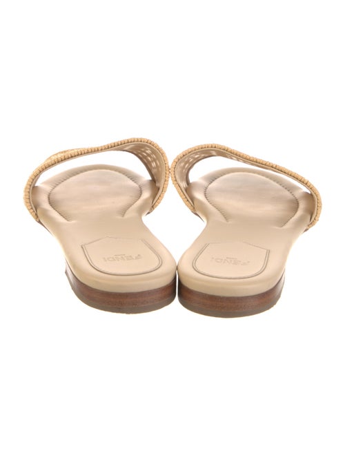 Fendi Leather Slides