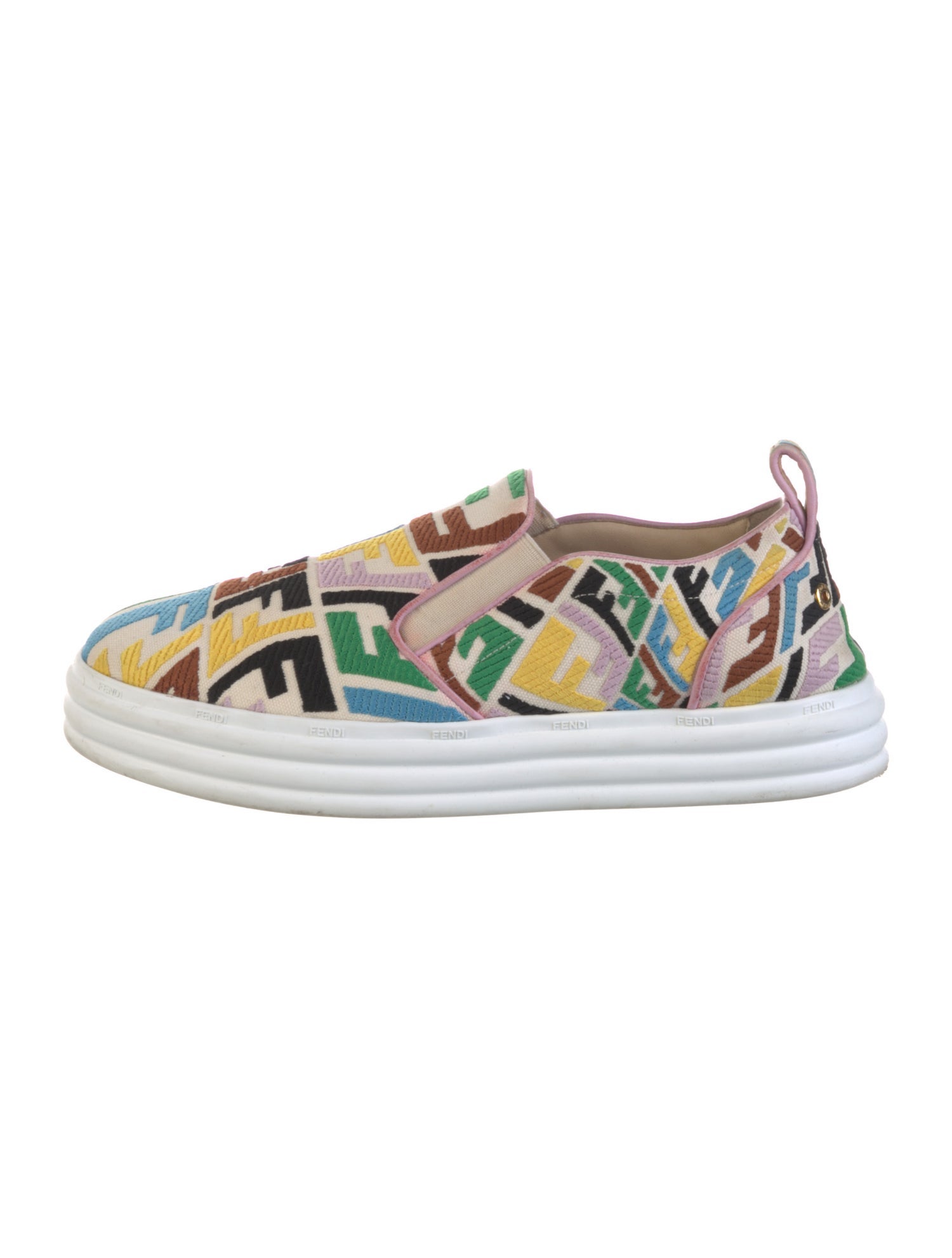 Fendi Zucca FF Logo Printed Sneakers