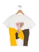 Fendi Graphic Print T Shirt