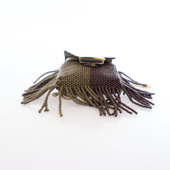 Fendi Pequin Pico Baguette Charm