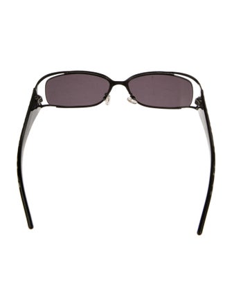 Fendi Zucca FF Logo Square Sunglasses