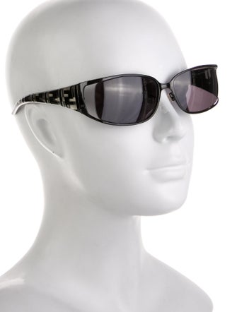 Fendi Zucca FF Logo Square Sunglasses