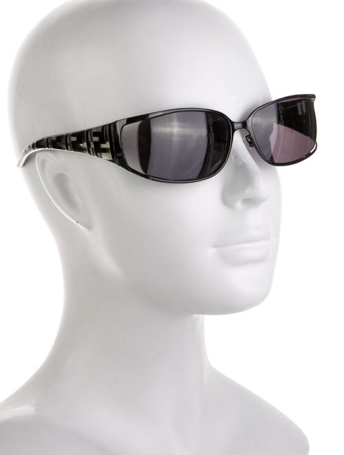 Fendi Zucca FF Logo Square Sunglasses