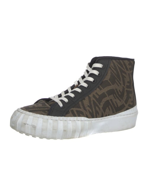 Fendi Canvas Printed Sneakers