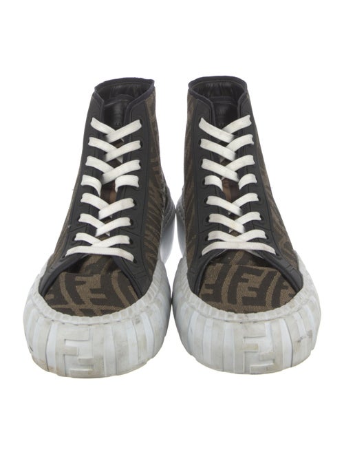 Fendi Canvas Printed Sneakers
