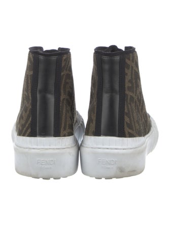 Fendi Canvas Printed Sneakers