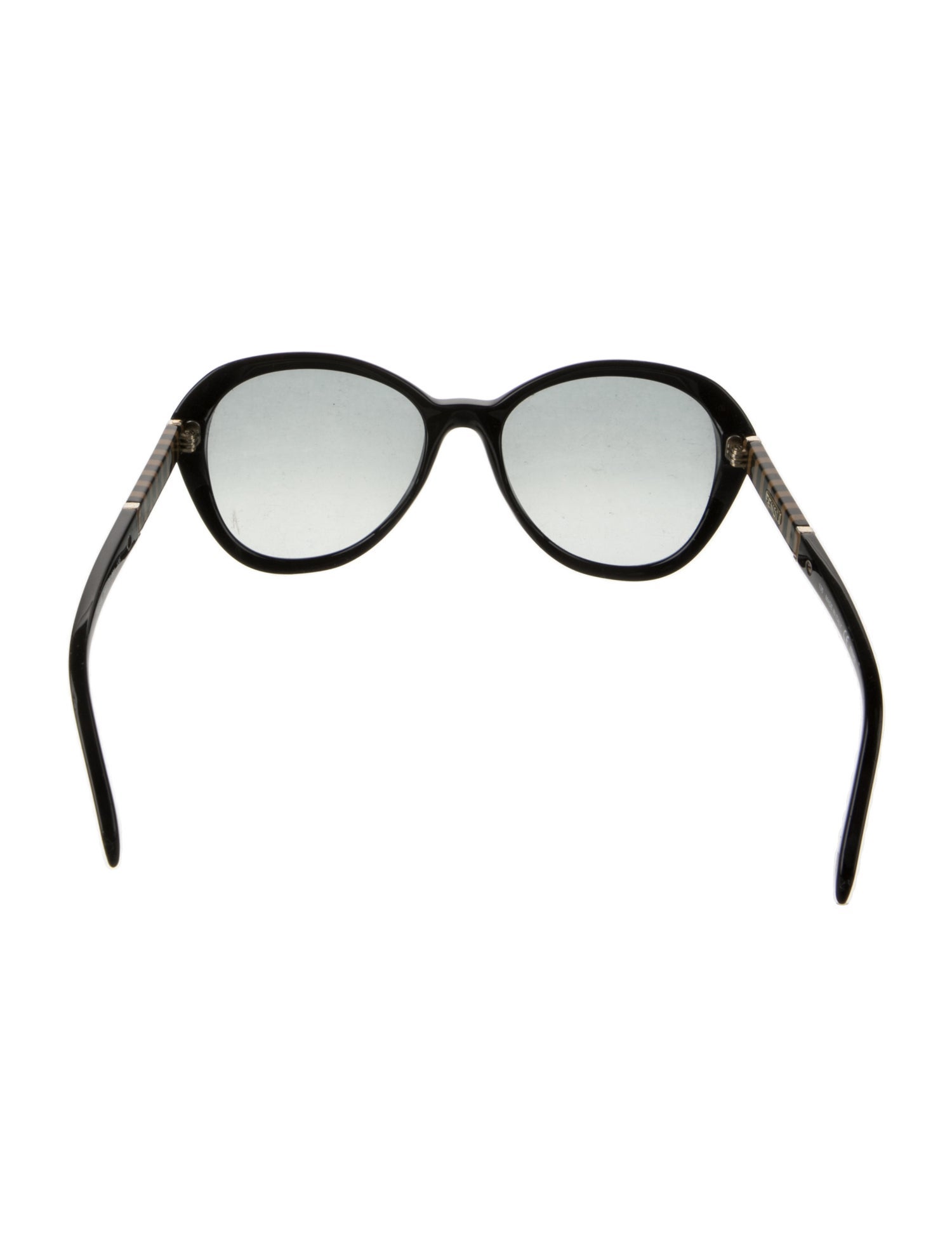 Fendi Zucca FF Logo Round Sunglasses