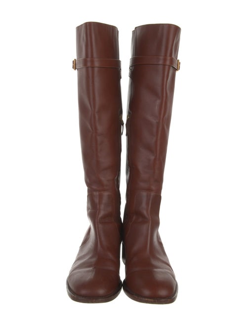 Fendi Leather Riding Boots