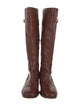 Fendi Leather Riding Boots