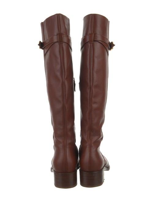 Fendi Leather Riding Boots