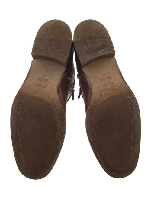 Fendi Leather Riding Boots