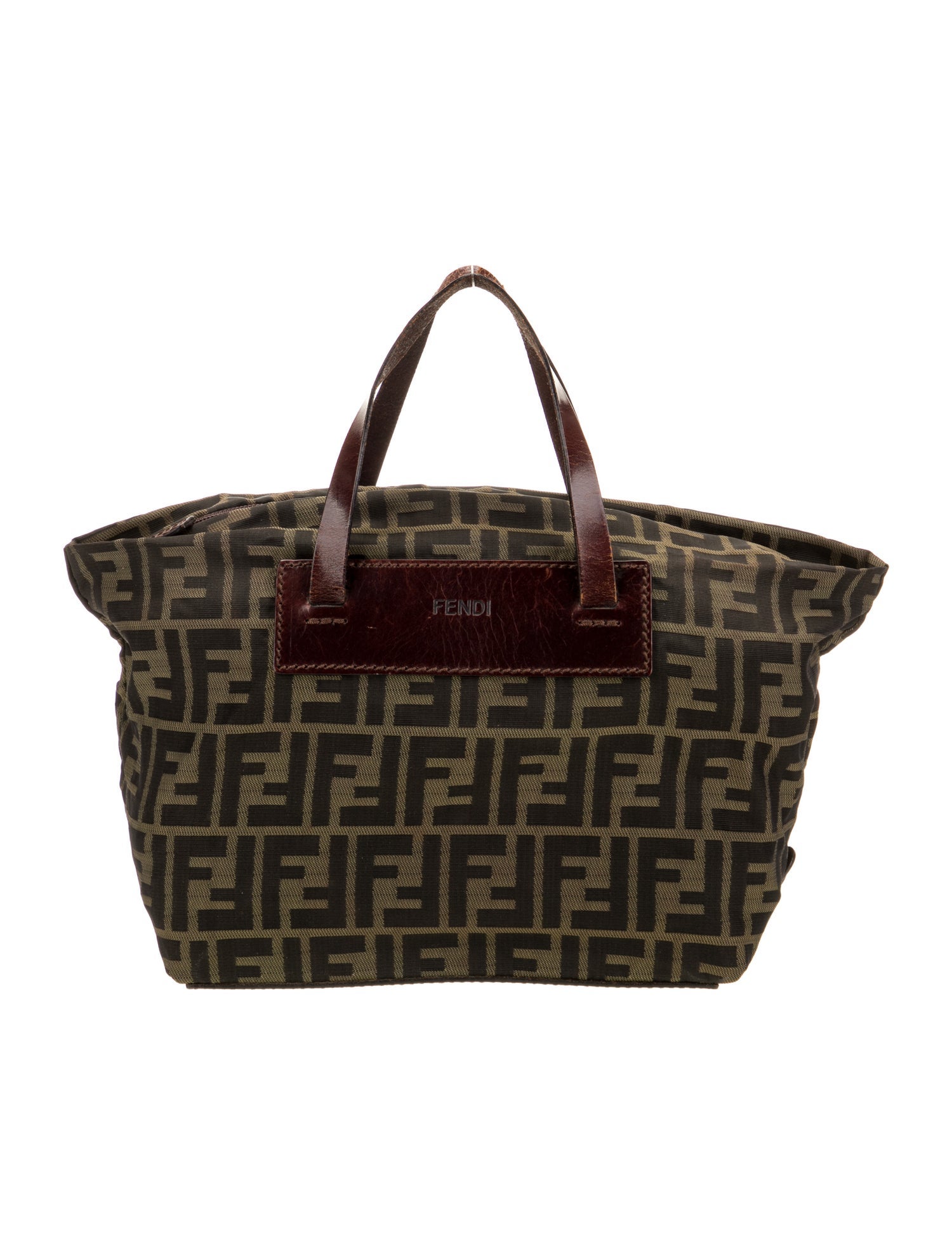 Fendi Zucca FF Top Handle Bag