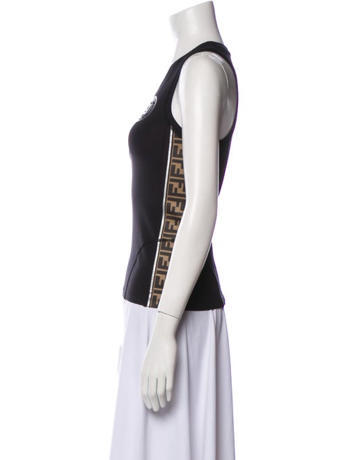 Fendi Nylon Graphic Print Top
