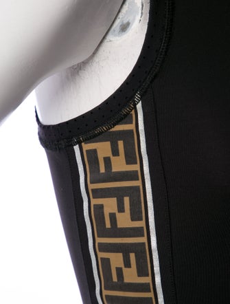 Fendi Nylon Graphic Print Top