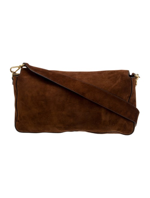 Fendi Suede Baguette Large