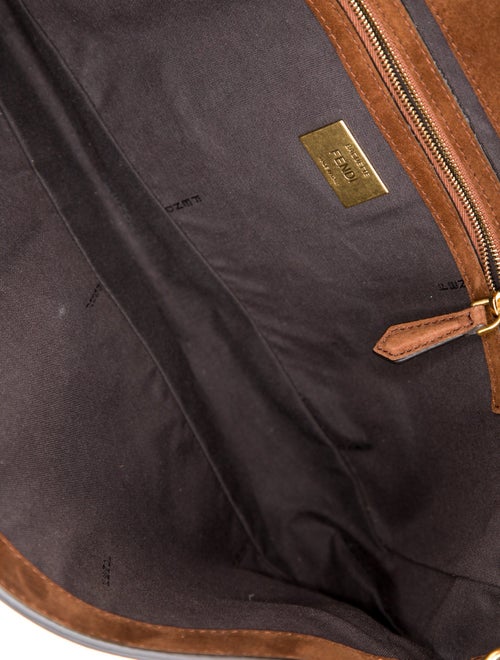 Fendi Suede Baguette Large