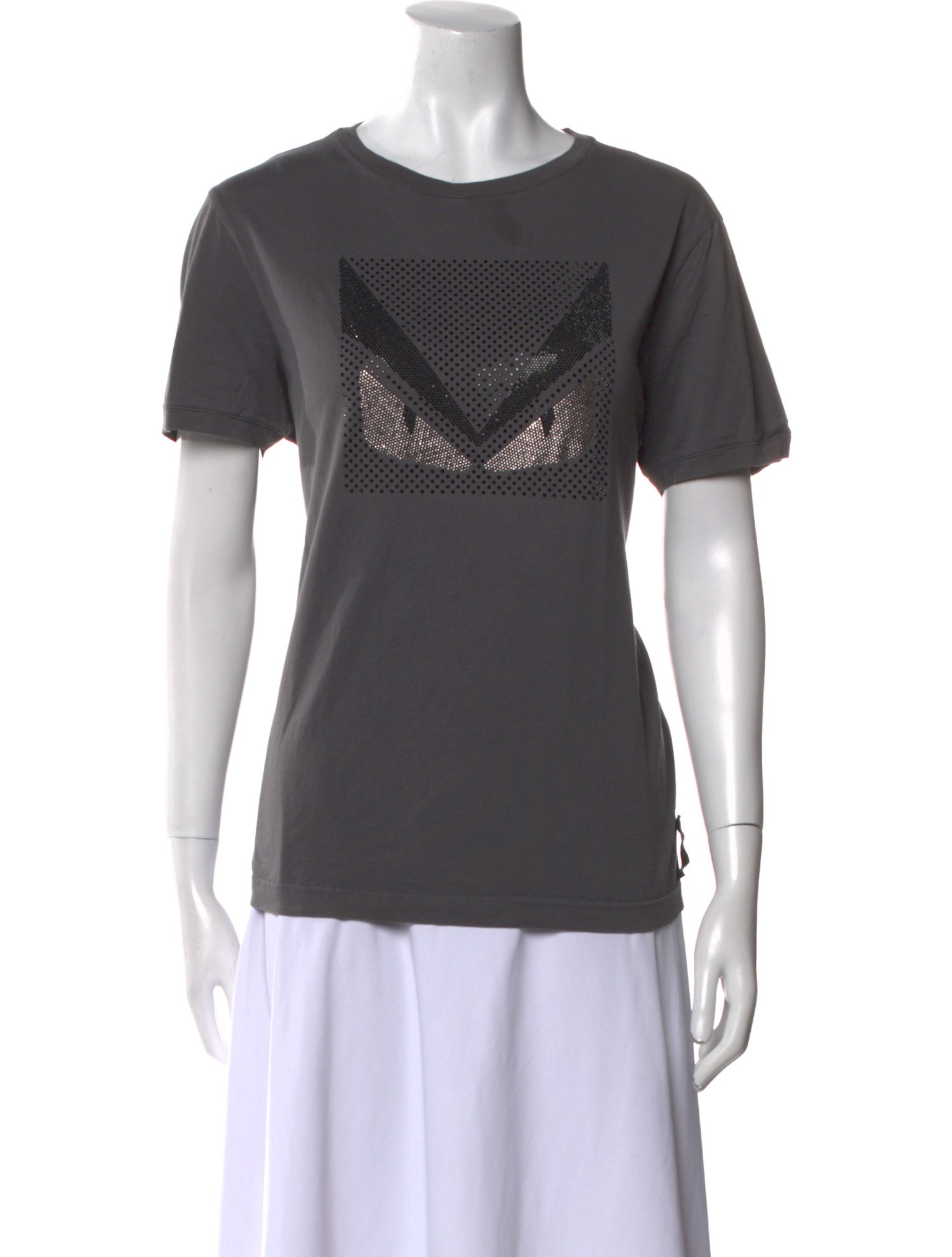 Fendi Graphic Print Crew Neck T-Shirt