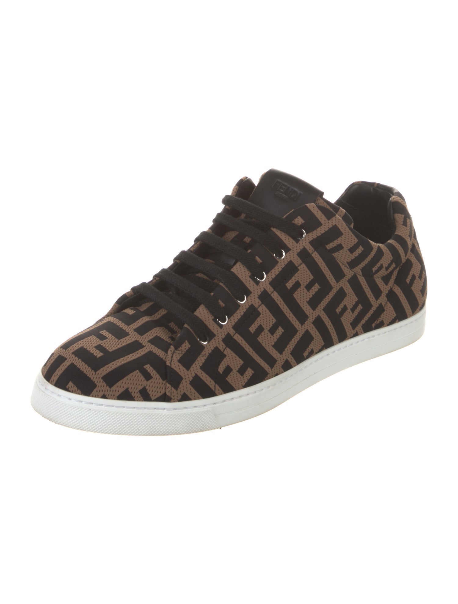 Fendi Zucca FF Logo Canvas Sneakers