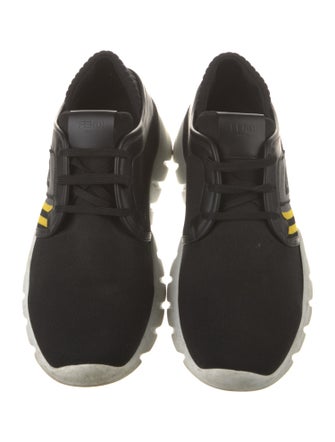 Fendi Zucca FF Logo Striped Sneakers