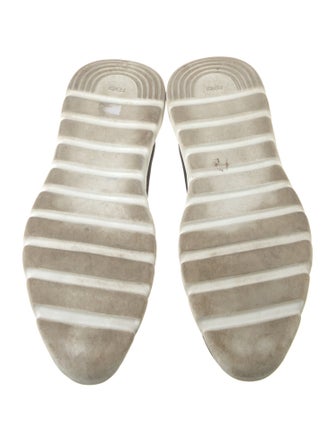 Fendi Zucca FF Logo Striped Sneakers