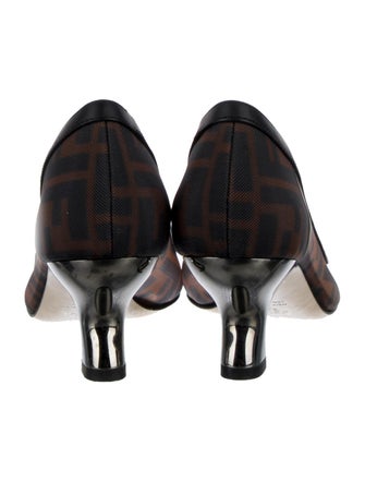 Fendi Zucca FF Logo Mesh Pumps