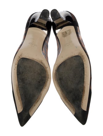 Fendi Zucca FF Logo Mesh Pumps