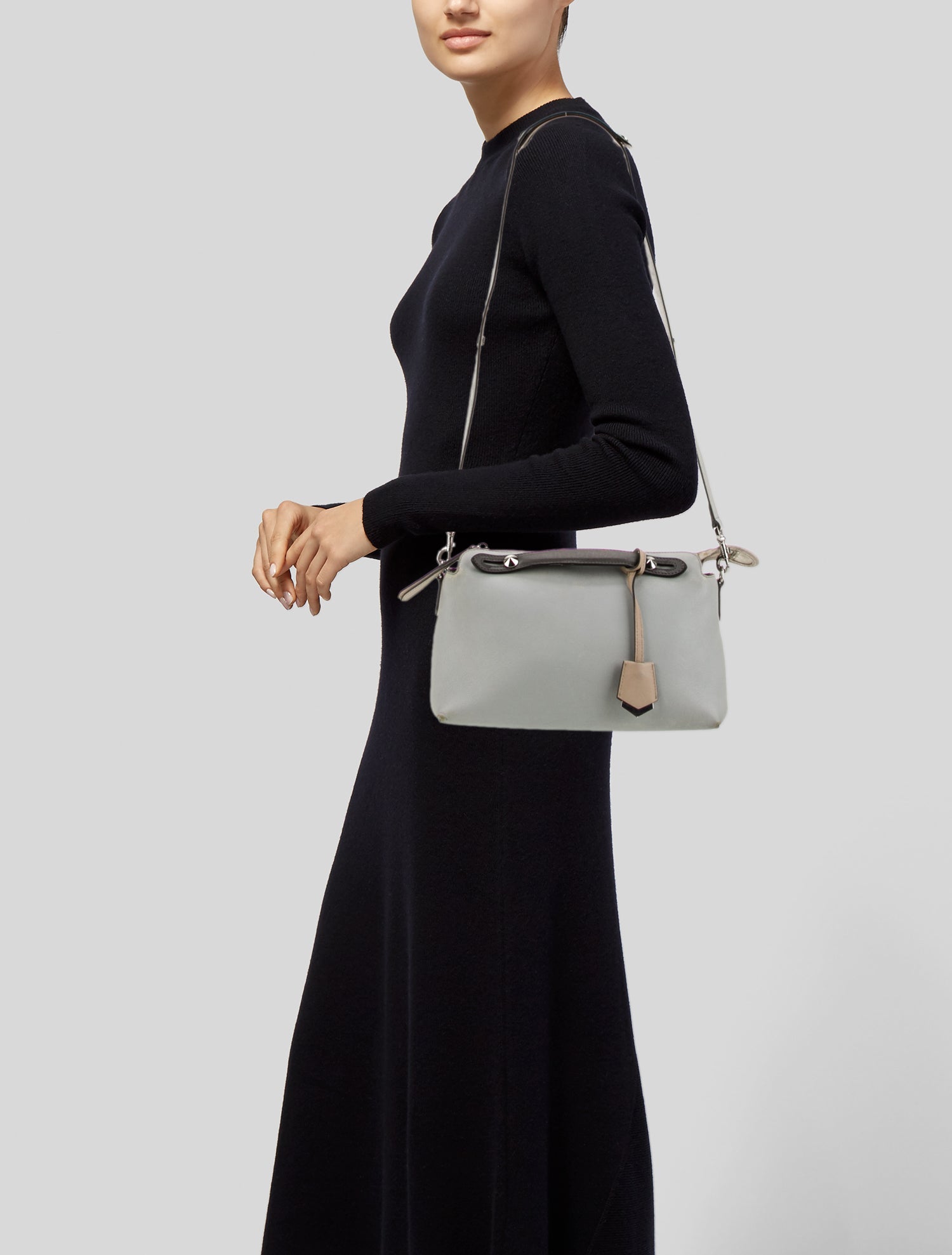 Fendi Leather Top Handle Bag