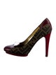 Fendi Zucca FF Logo Printed Pumps