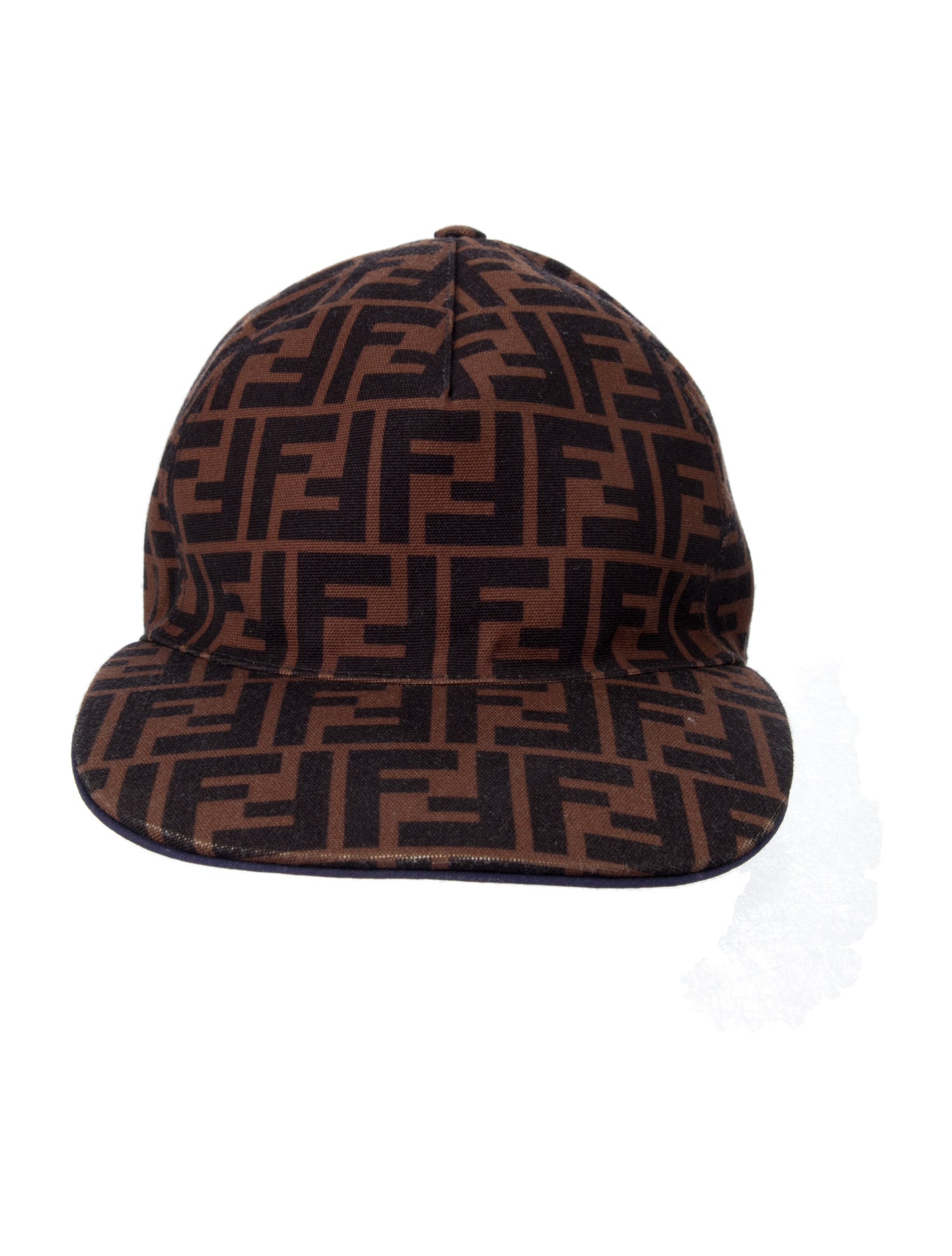 Fendi Zucca FF Logo Printed Baseball Cap