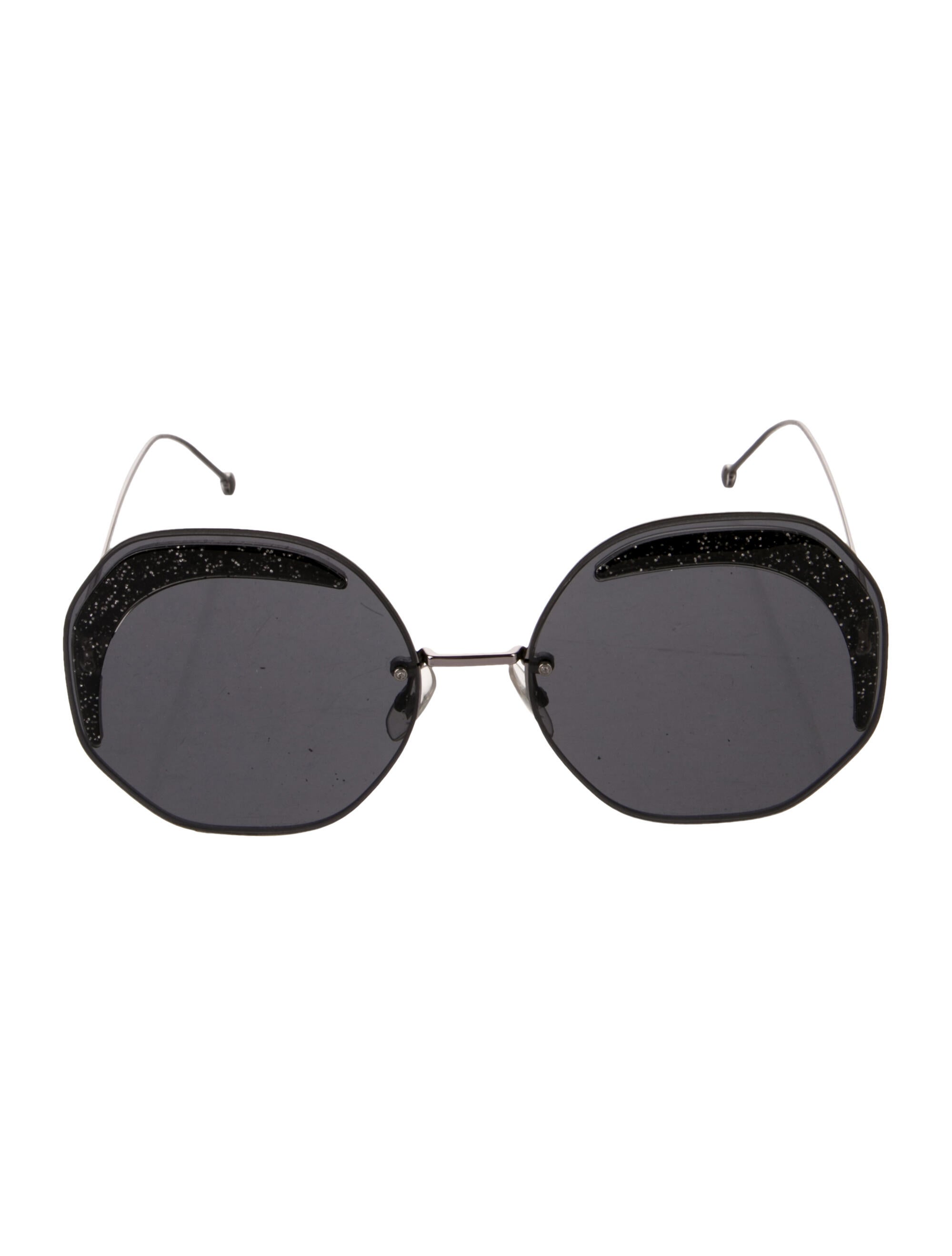 Fendi Oversize Mirrored Sunglasses