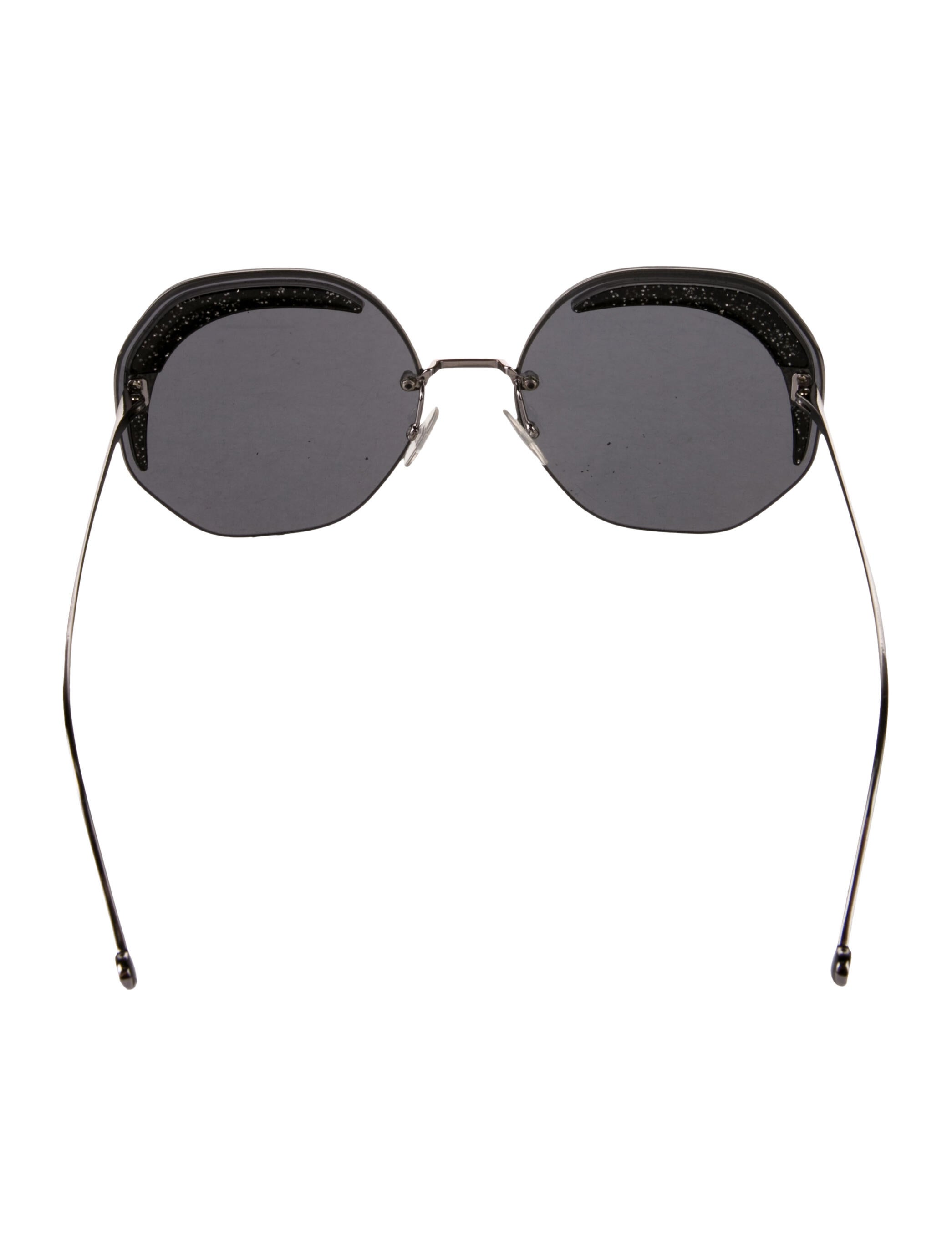 Fendi Oversize Mirrored Sunglasses