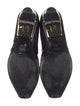 Fendi Patent Leather Bow Accents Flats