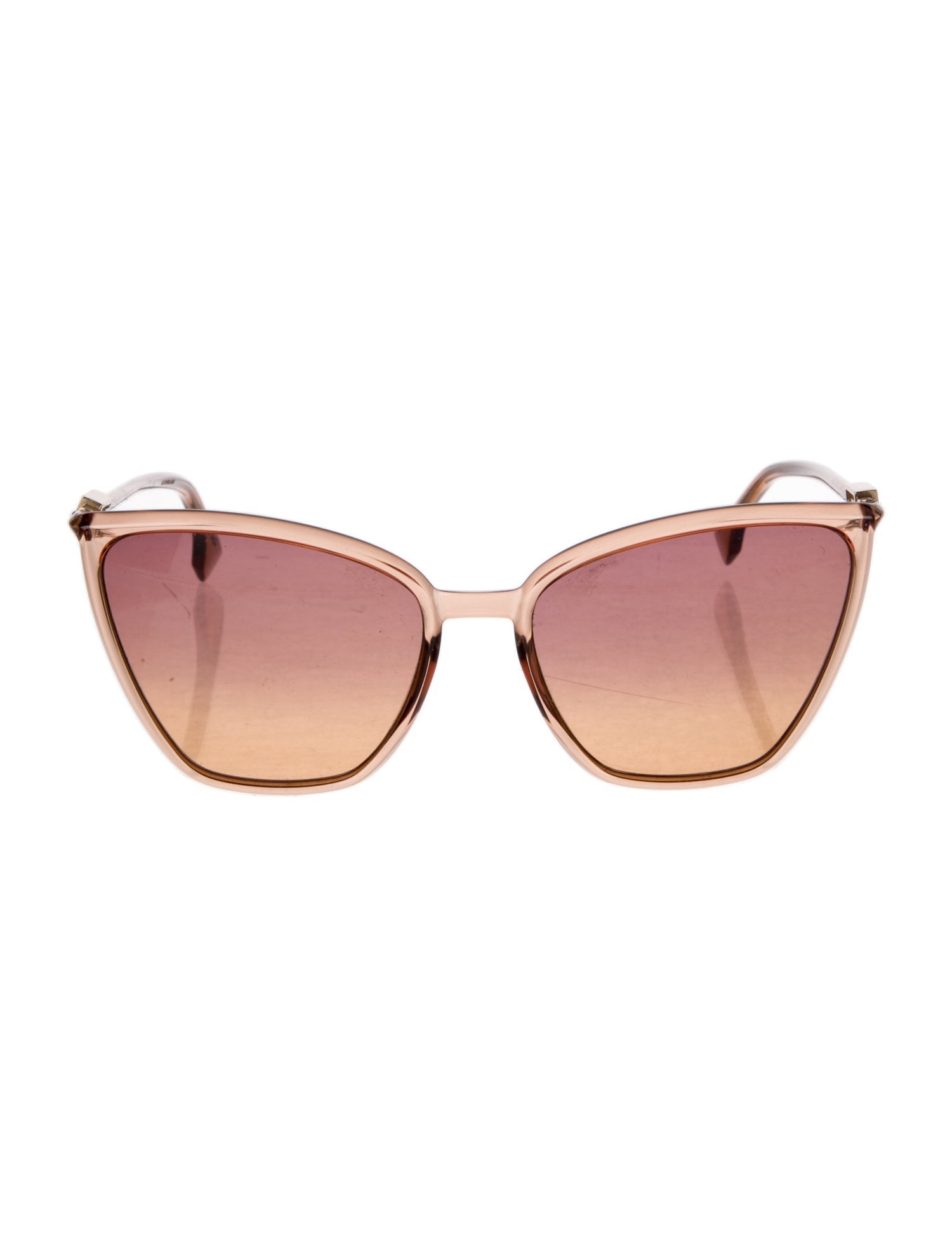 Fendi Cat-Eye Mirrored Sunglasses