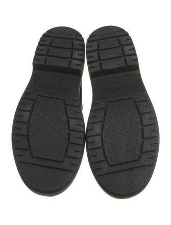 Fendi Nylon Combat Boots