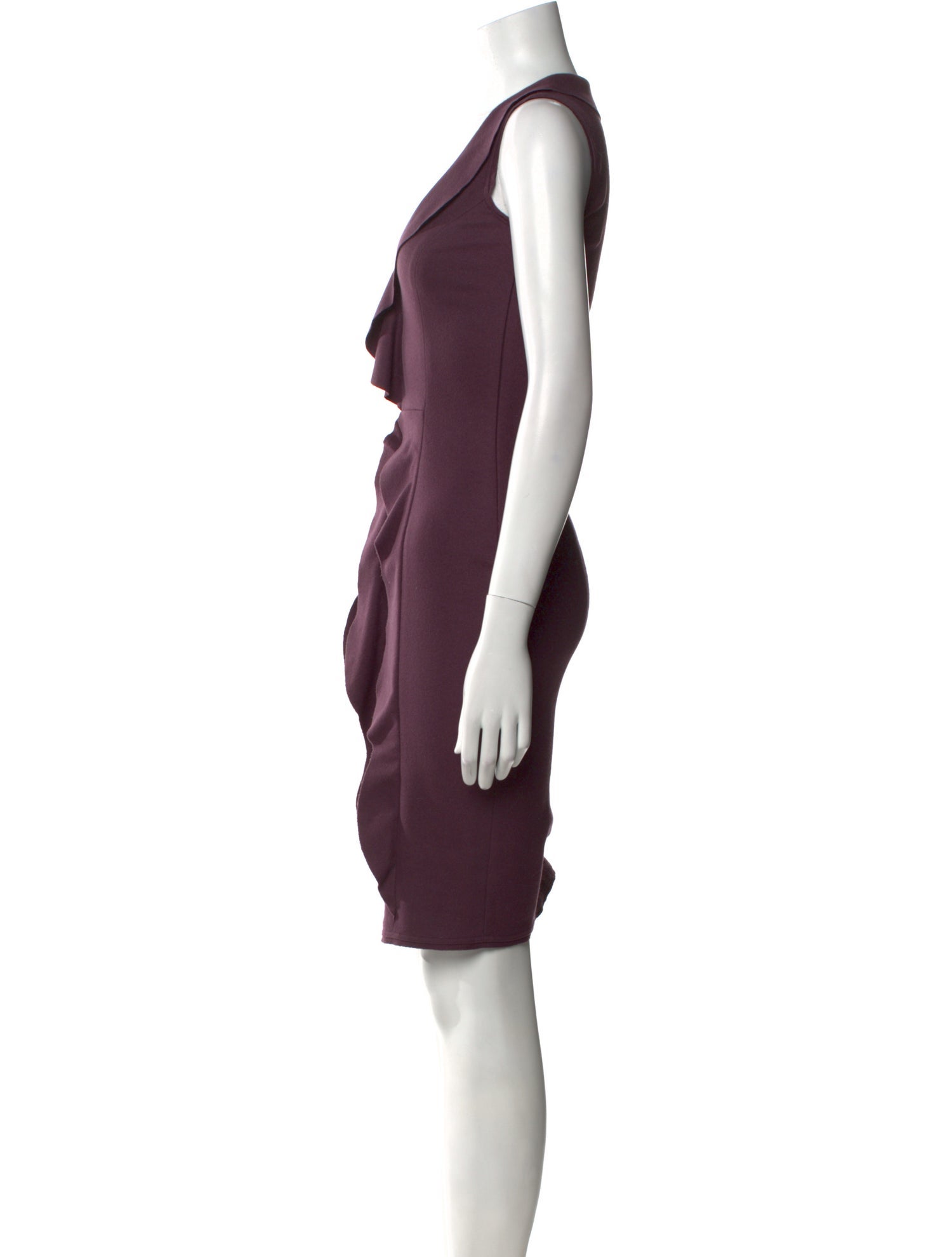 Fendi Virgin Wool Knee-Length Dress