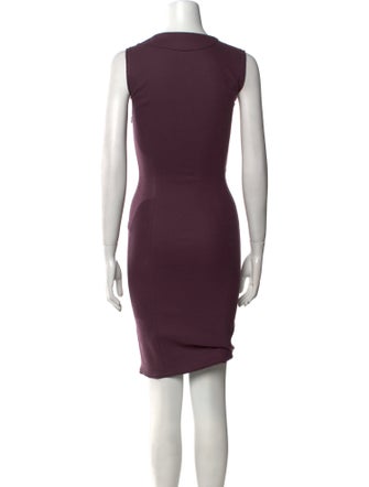 Fendi Virgin Wool Knee-Length Dress