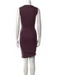 Fendi Virgin Wool Knee-Length Dress