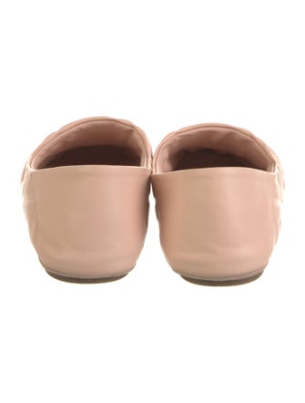 Fendi Zucca FF Logo Leather Flats