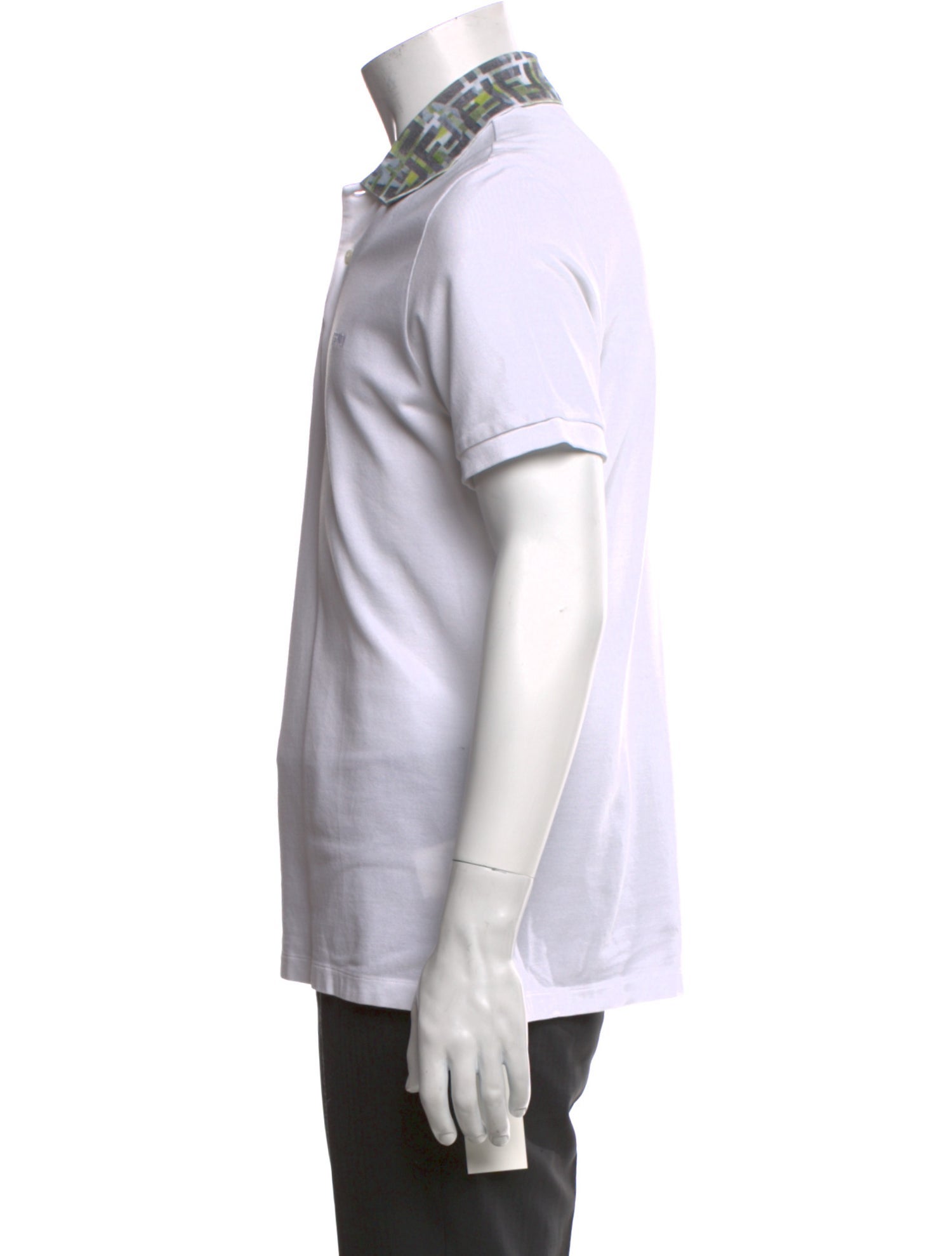 Fendi Zucca FF Logo Graphic Print Polo Shirt