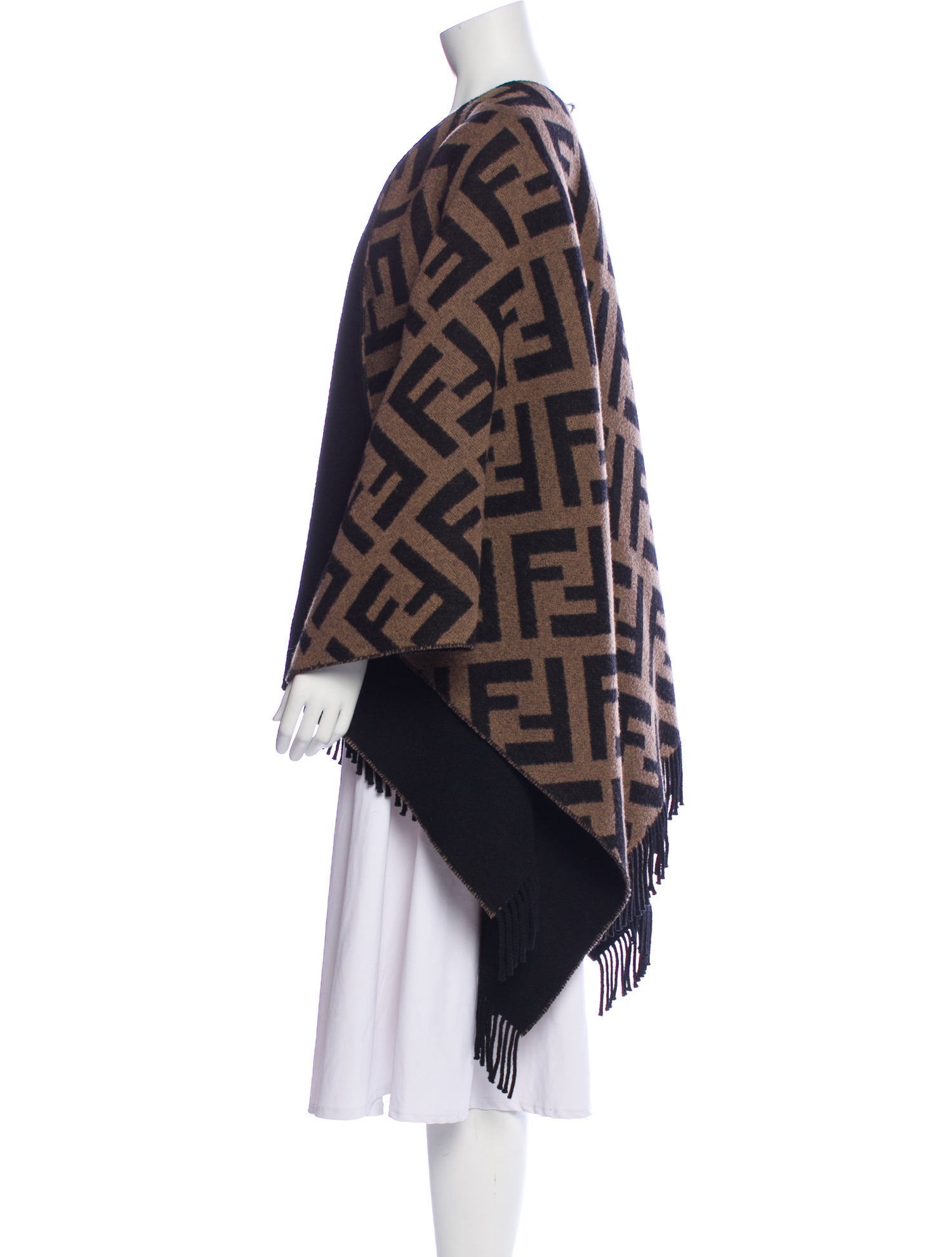 Fendi Wool Animal Print Sweater