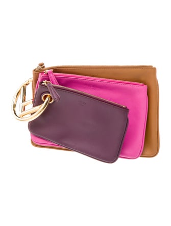 Fendi Leather Clutch
