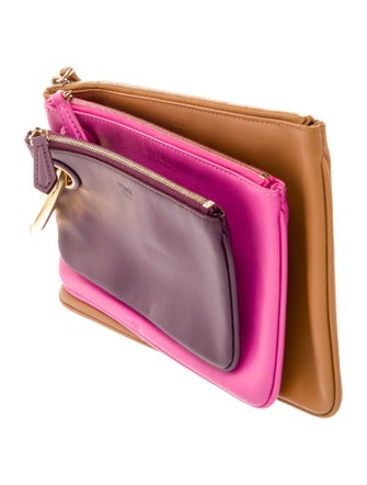 Fendi Leather Clutch