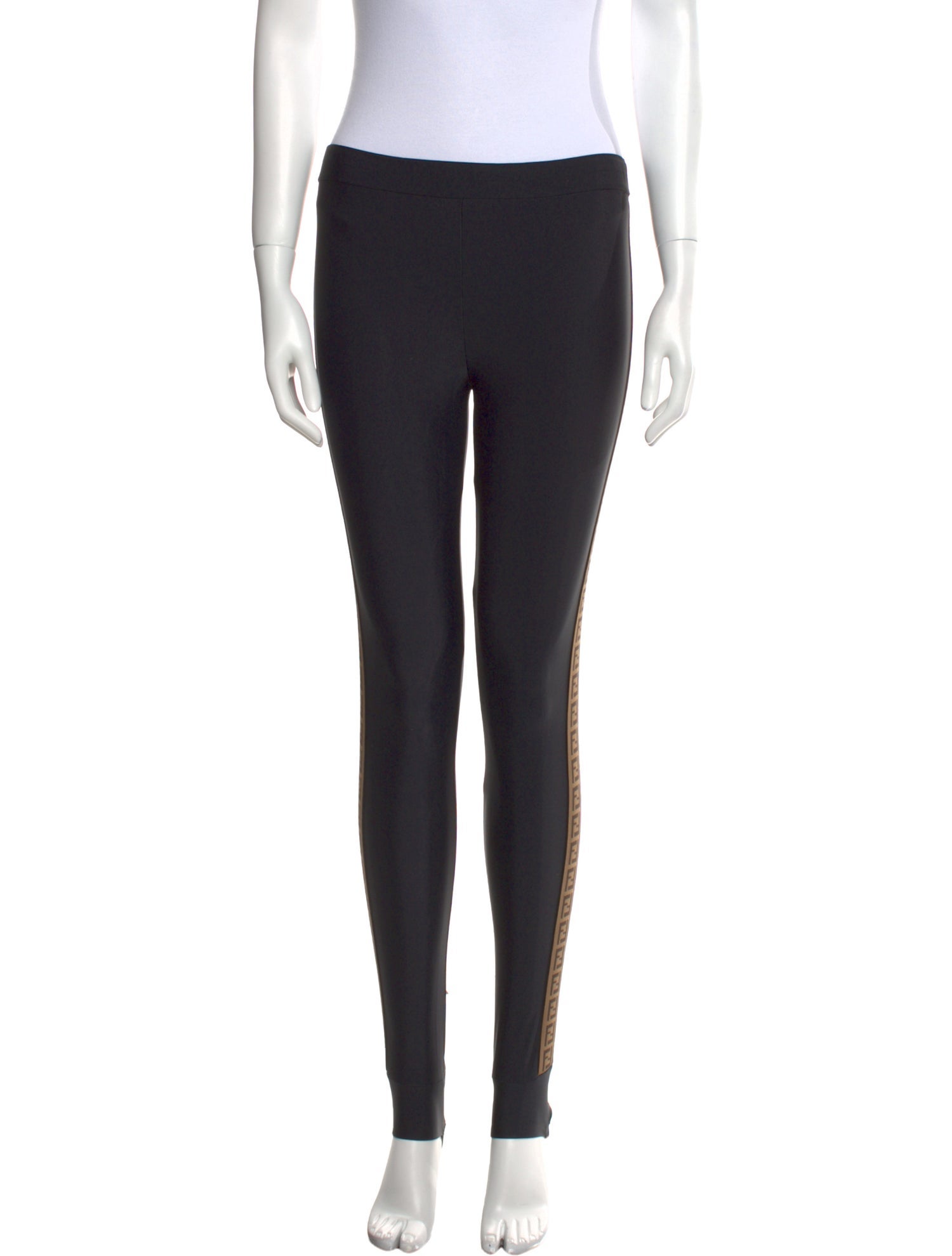 Fendi Nylon Skinny Leg Pants