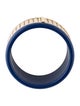 Fendi Plexiglass & Wood Wide Bangle Bracelet
