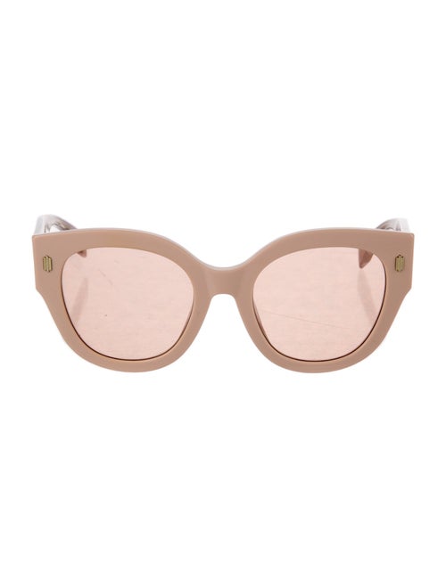 Fendi Zucca FF Logo Oversize Sunglasses