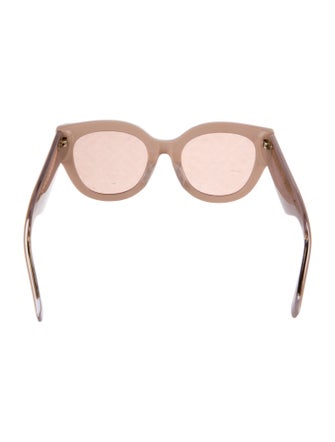 Fendi Zucca FF Logo Oversize Sunglasses