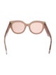 Fendi Zucca FF Logo Oversize Sunglasses